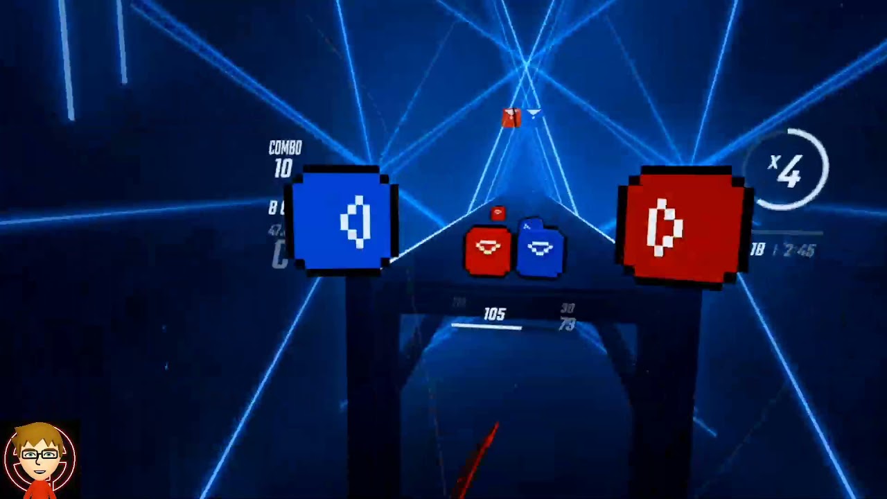 Beat Saber Playin 08/06/2021 Night time Saber-Hour