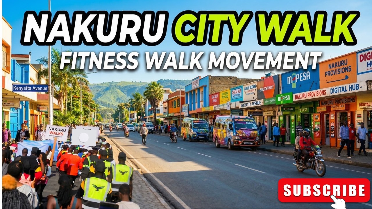 Walking Through Nakuru City (The Ultimate Fitness Walk Movement)