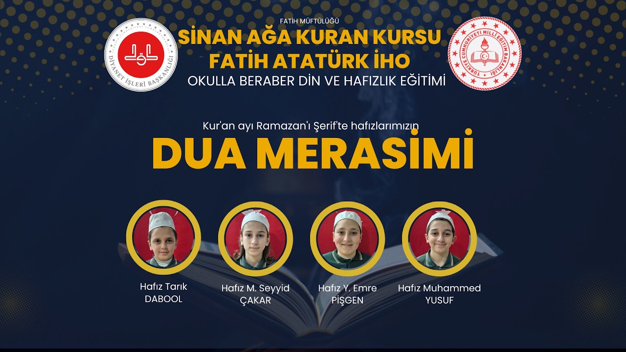 Sinan Ağa Kuran Kursu Dua Merasimi
