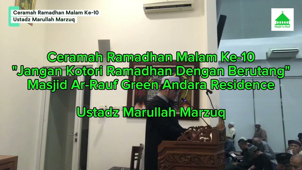 Jangan kotori ramadhan dengan berutang