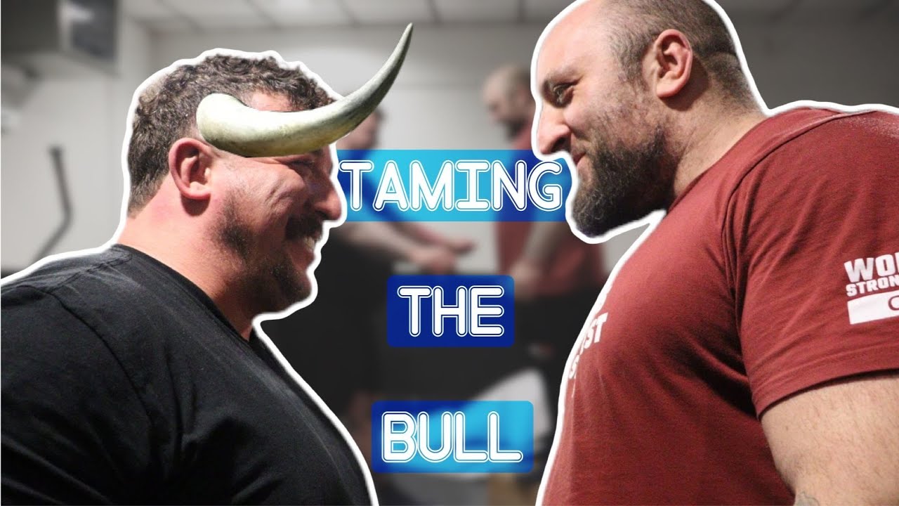 HEAVY AXEL AND SHIELD WITH GAV "THE BULL" BILTON