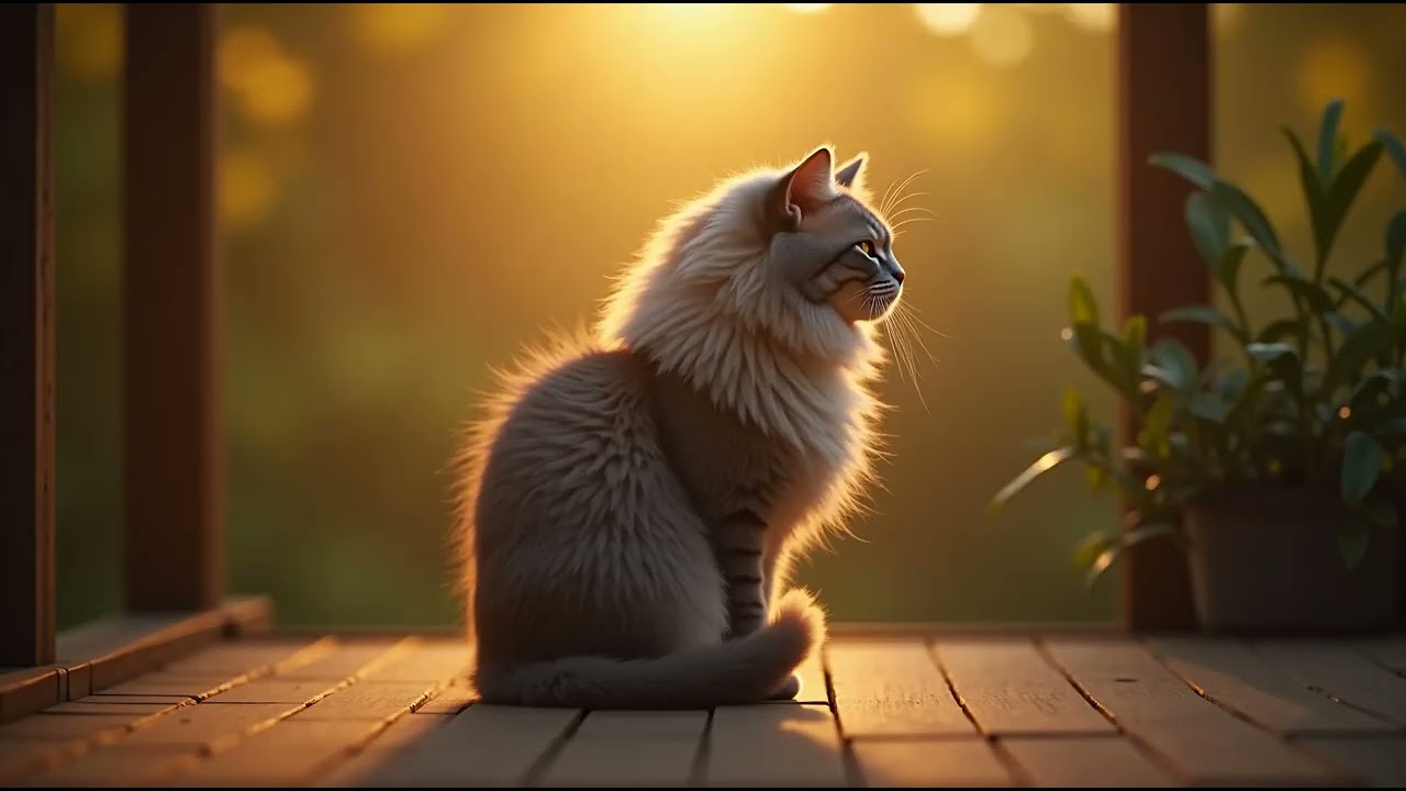 Zenith of the Embrace - Morning Zen 🐱🌊 3 Min Relaxation