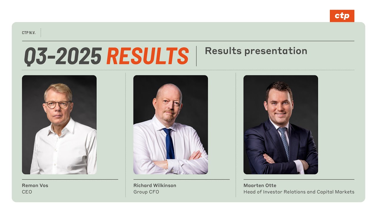 CTP N.V. Q3-2025 Results Video
