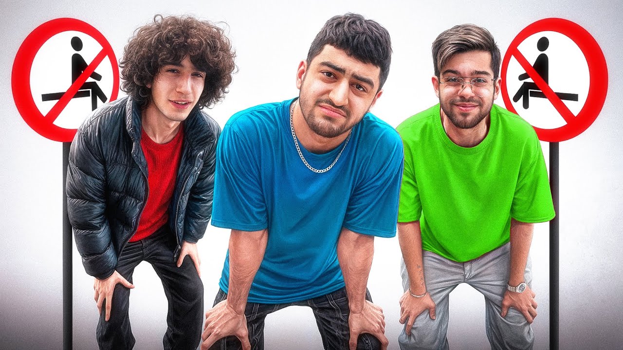 یک روز بدون نشستن😂❌