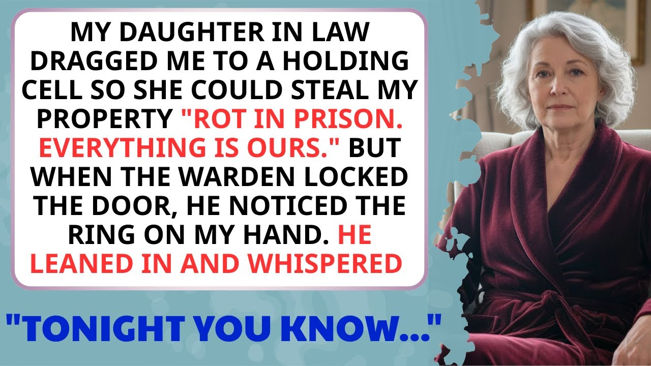 She Put Me In A Holding Cell To Steal Property, But The Warden Saw My Ring Said “Tonight You Know”