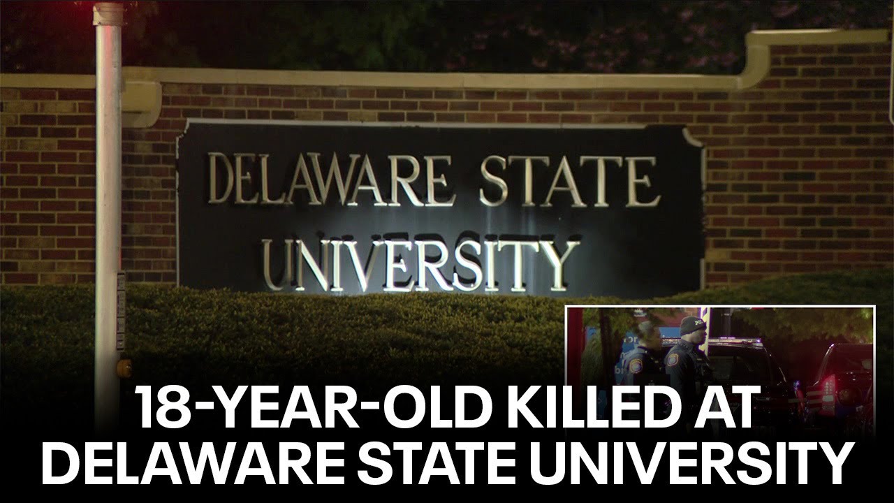 Delaware State University students react after 18-year-old killed on campus