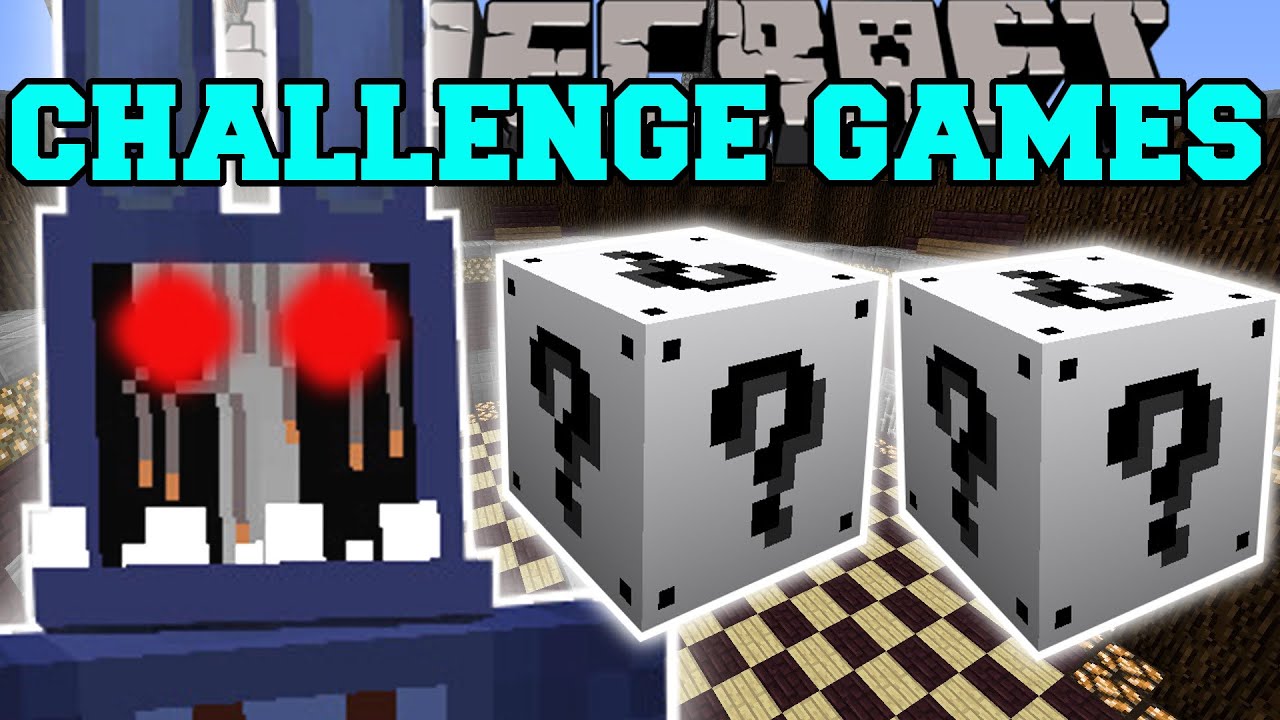 Minecraft: OLD BONNIE CHALLENGE GAMES - Мод Lucky Block - Мини-игра с модами