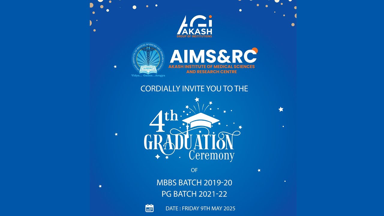 4th Graduation Ceremony | MBBS Batch 2019-20 - PG Batch 2021-22 | Akash Institutions