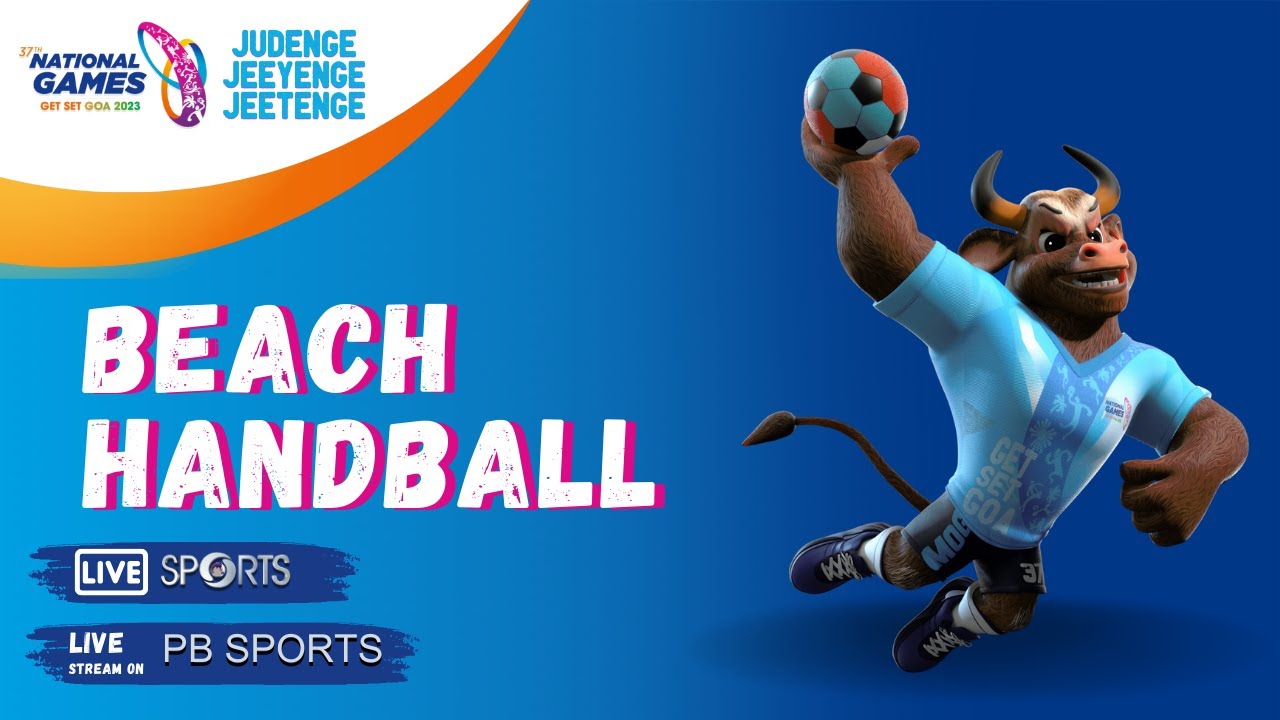 LIVE  Beach Handball🤾‍♀️ 37th National Games Goa 2023 | DD Sports