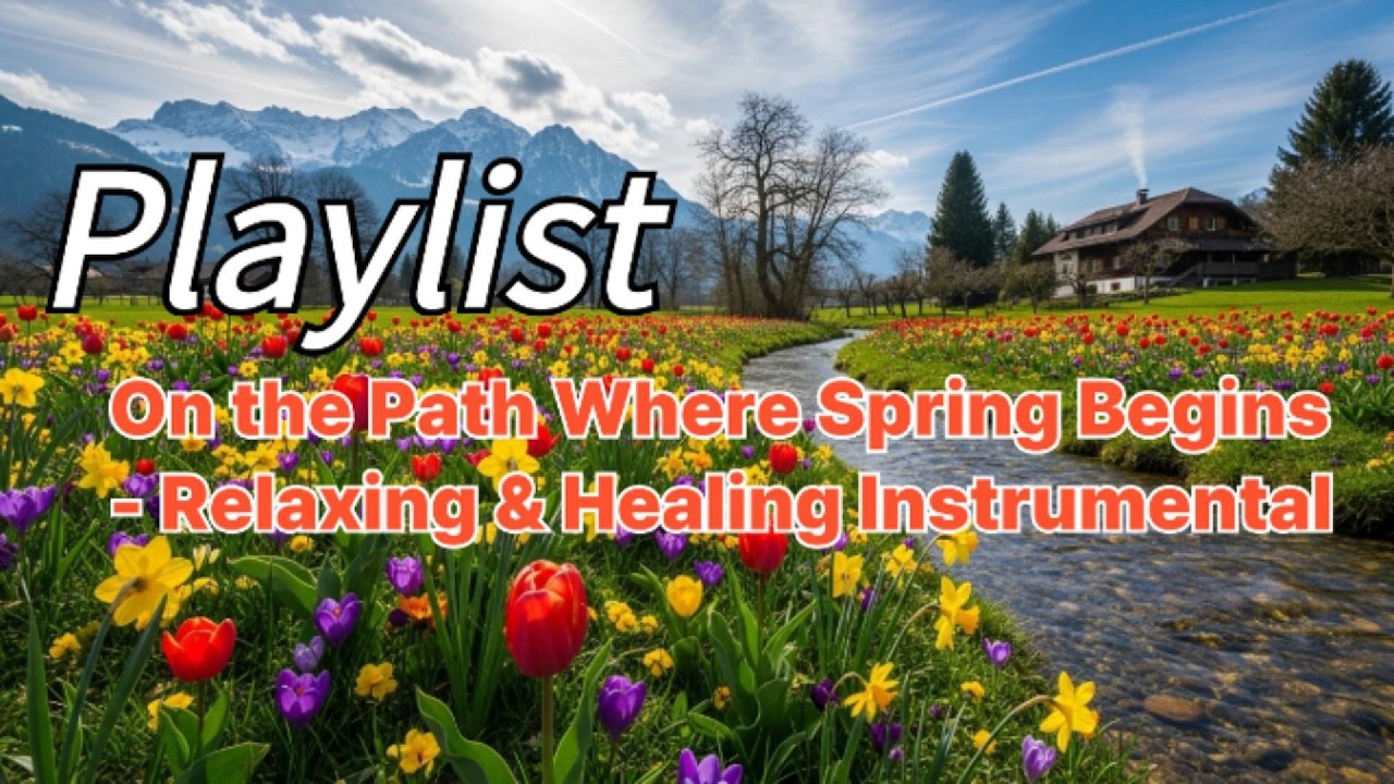 On the Path Where Spring Begins | Relaxing & Healing Instrumental Music (3 Hours, No Ads)