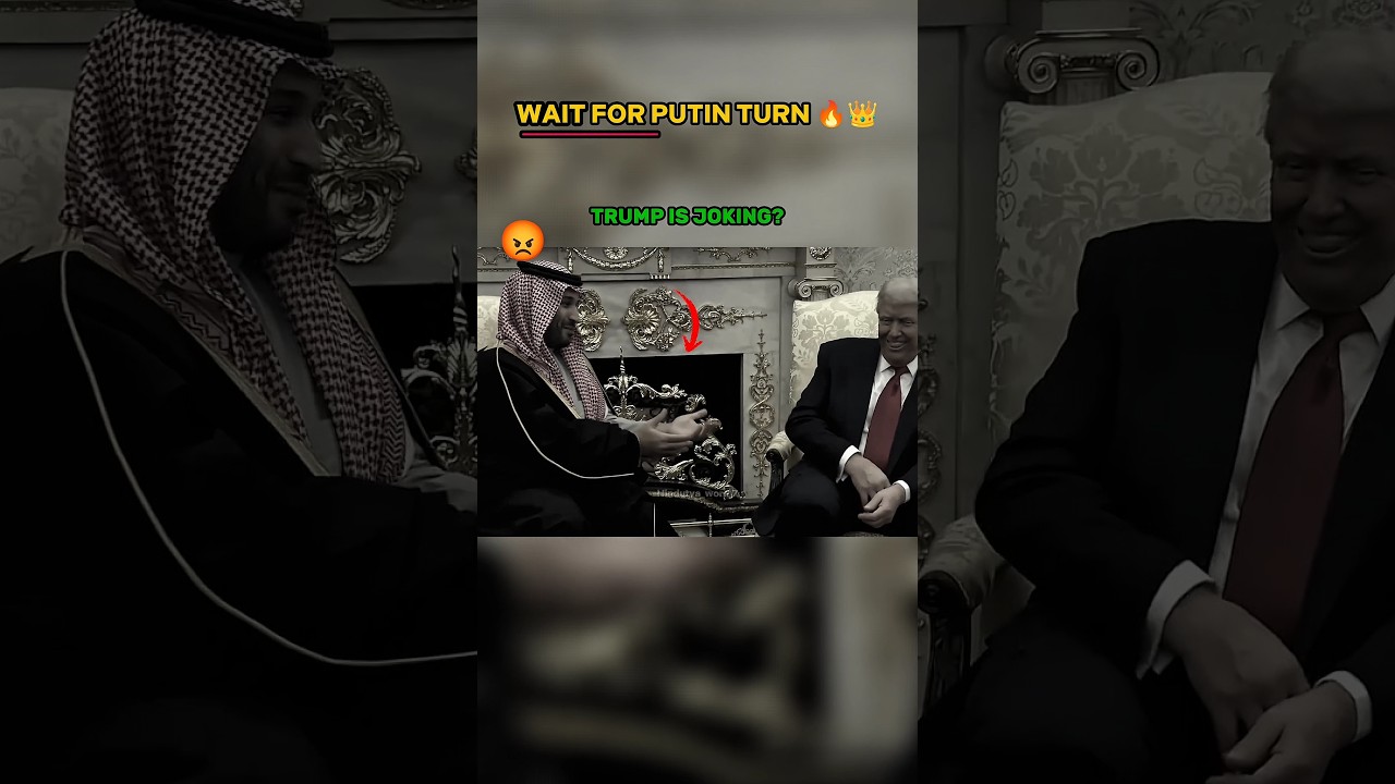 Trump's Joke vs Putin's Respect 🗿 | Wait for Modi  entry! 🇮🇳 #shorts #sigma