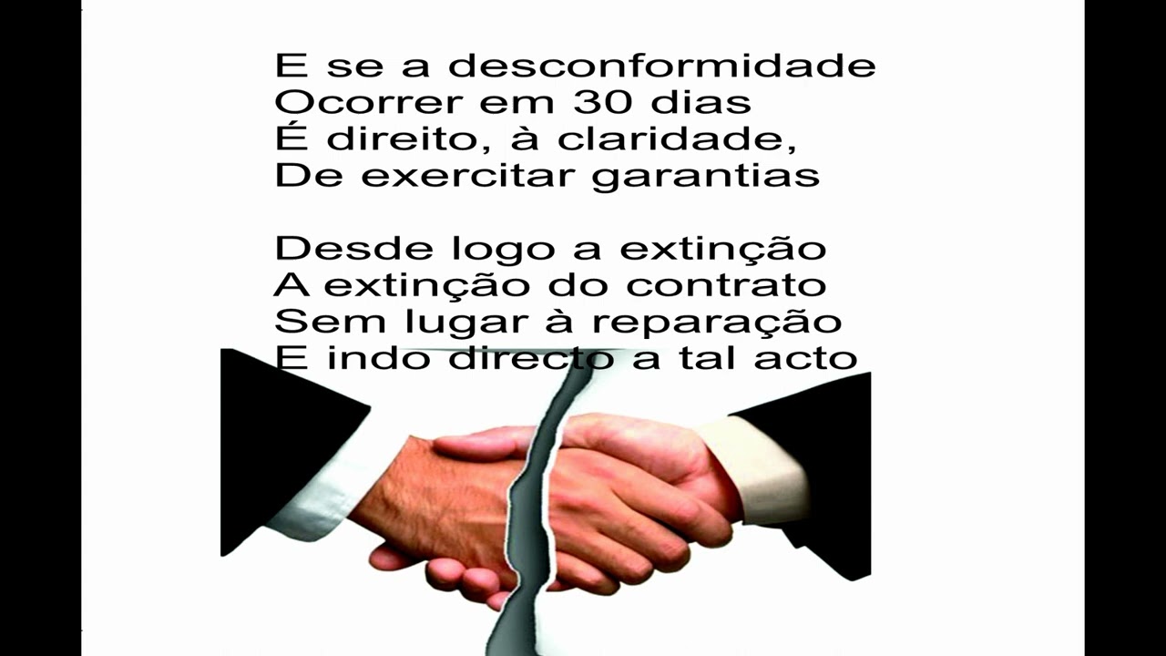 E se a desconformidade...