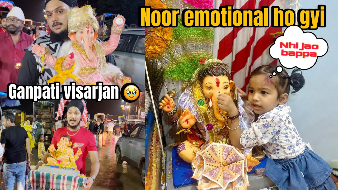 MY HOME GANPATI VISARJAN 2024 🥹DAY 05 || KALYAN (KHADI) #jstarvlogs