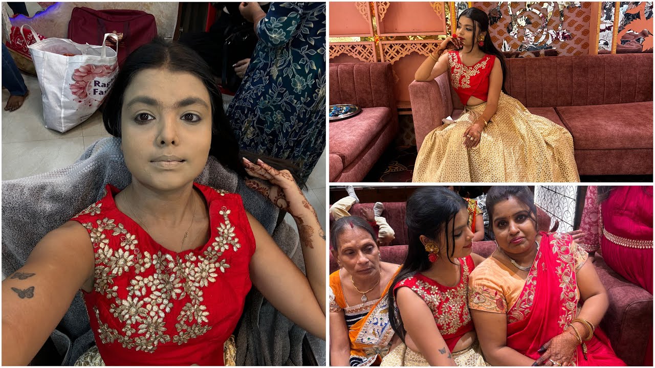 Makeup salon sai karwaya maine 😨 || Shaddi hogye || kolkata || alkagarwal