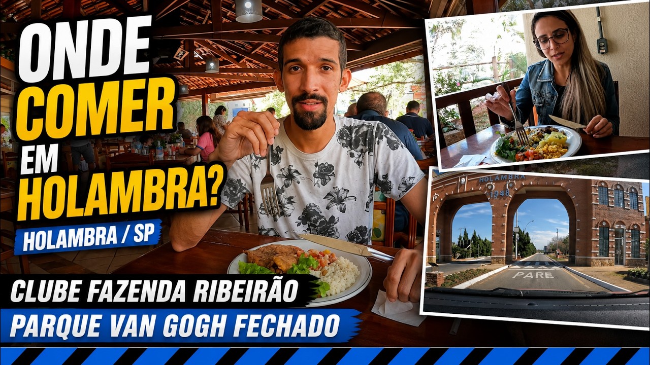 🍽️ Onde COMER em HOLAMBRA/SP: Restaurante do Clube (Fazenda Ribeirão) #Holambra #FazendaRibeirão