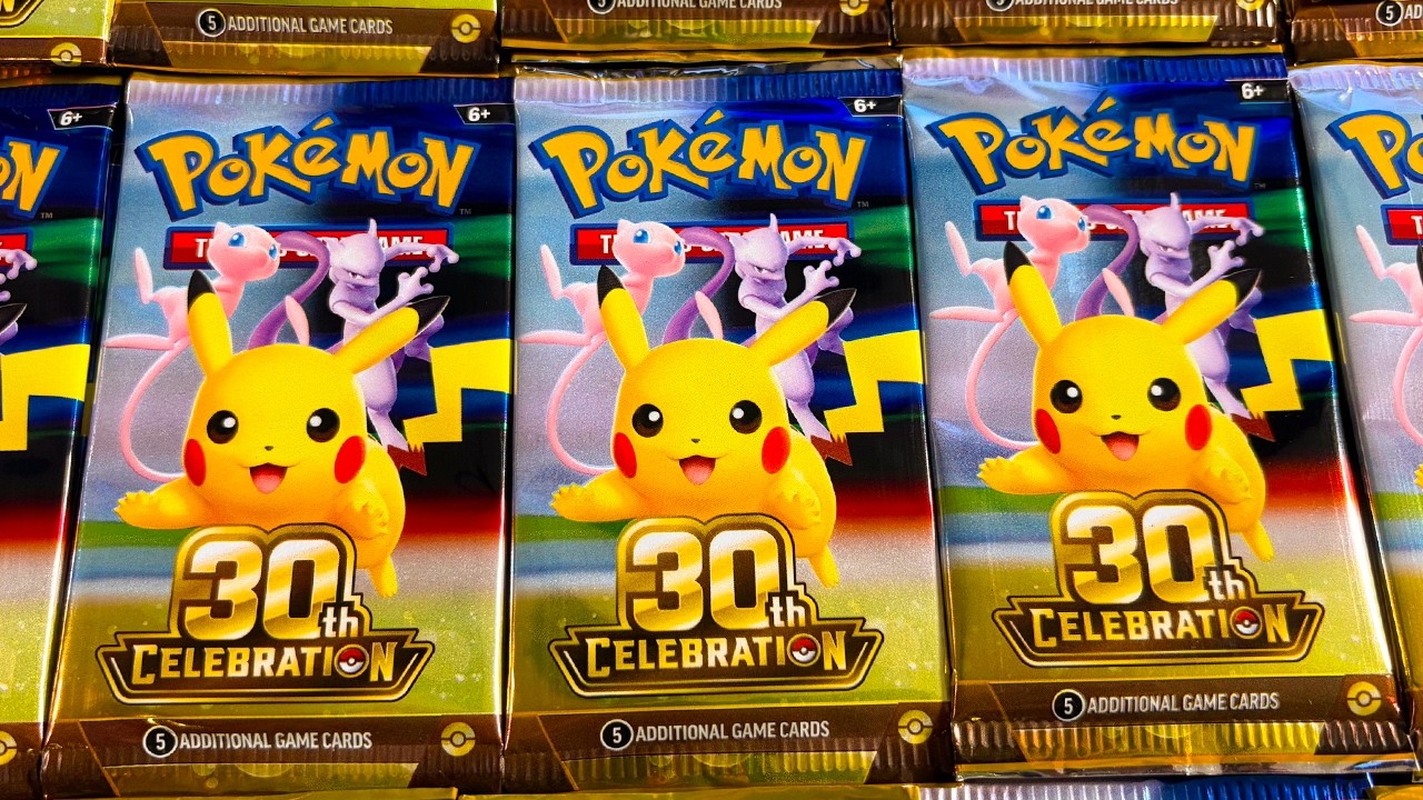 Opening 50x Pokemon 30th Celebration Booster Packs