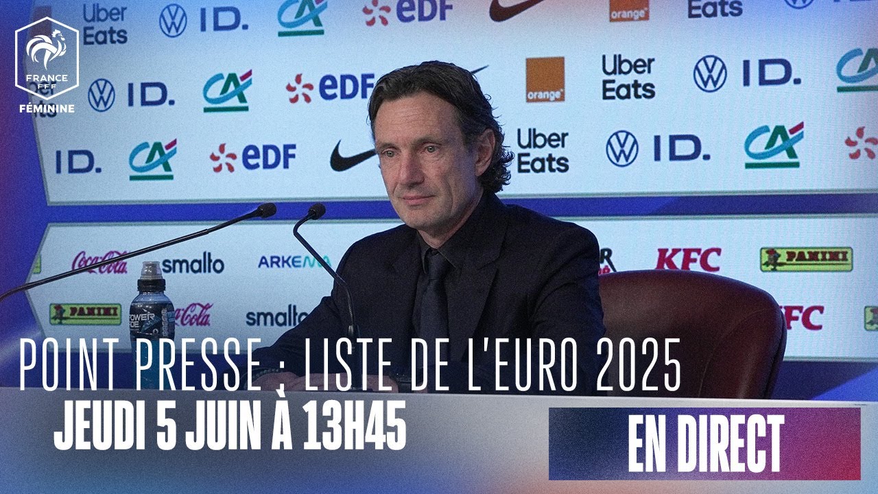 Conférence de presse :  liste pour l'Euro 2025, le replay !