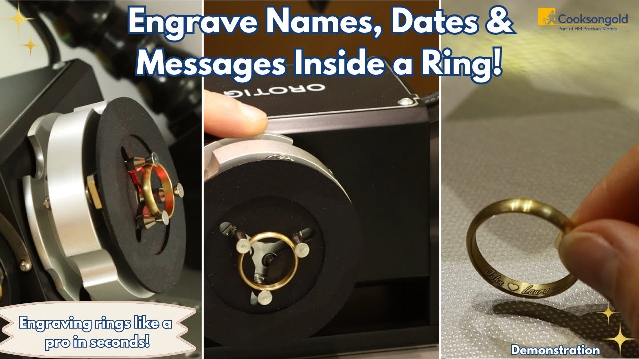 How to Engrave Inside of a Ring | Orotig Canova 50