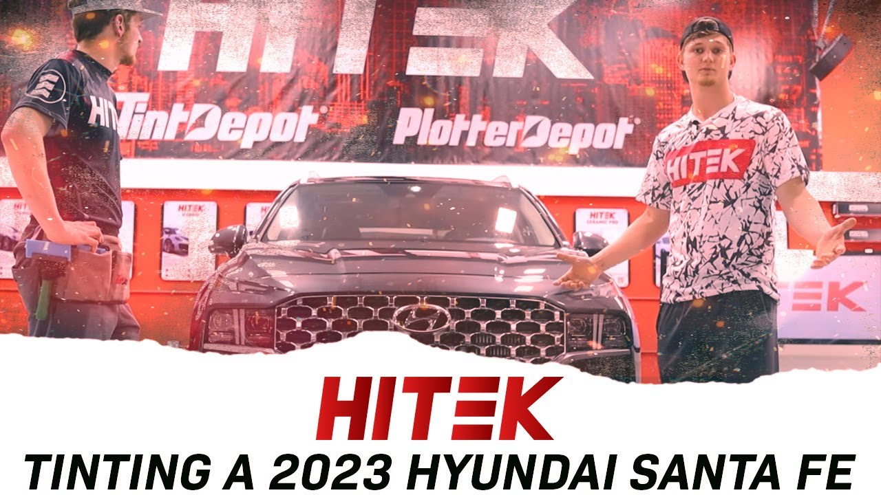 Tinting a 2023 Hyundai Santa Fe | Window Tint Tutorial