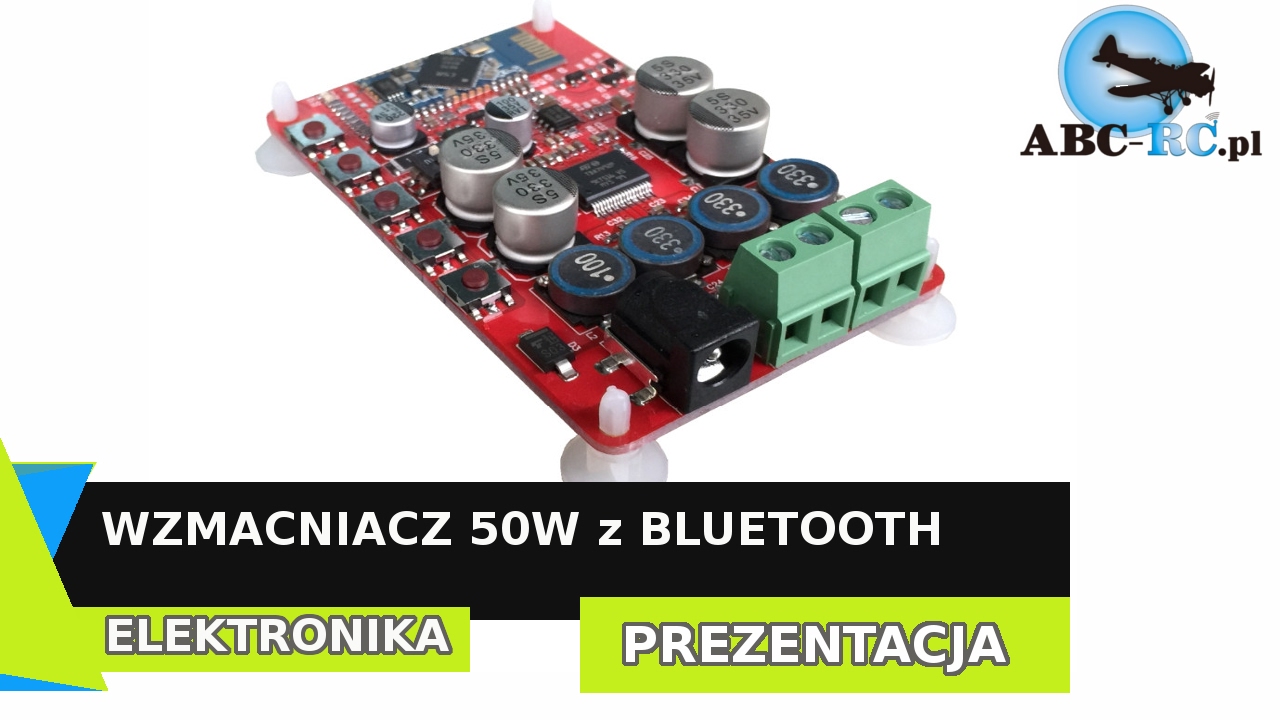 Wzmacniacz 2x25W z BLUETOOTH - ABC-RC.PL