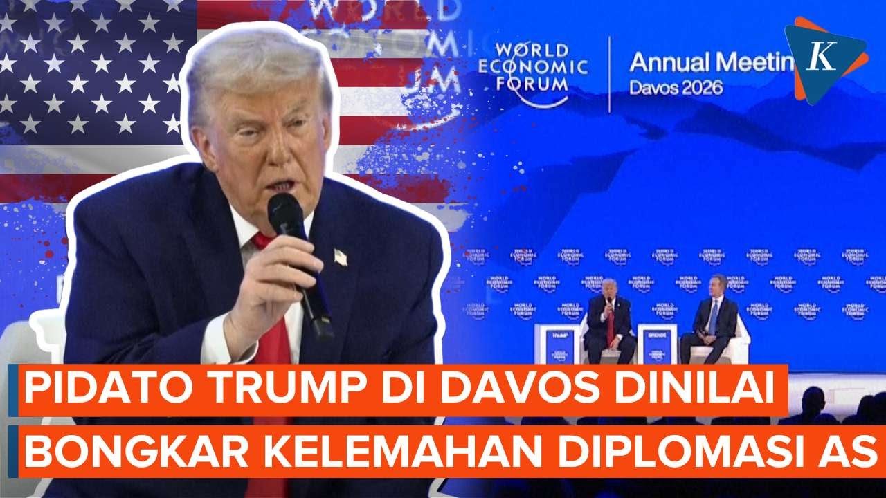 Trump Bongkar Kelemahan Sendiri saat Pidato di Davos