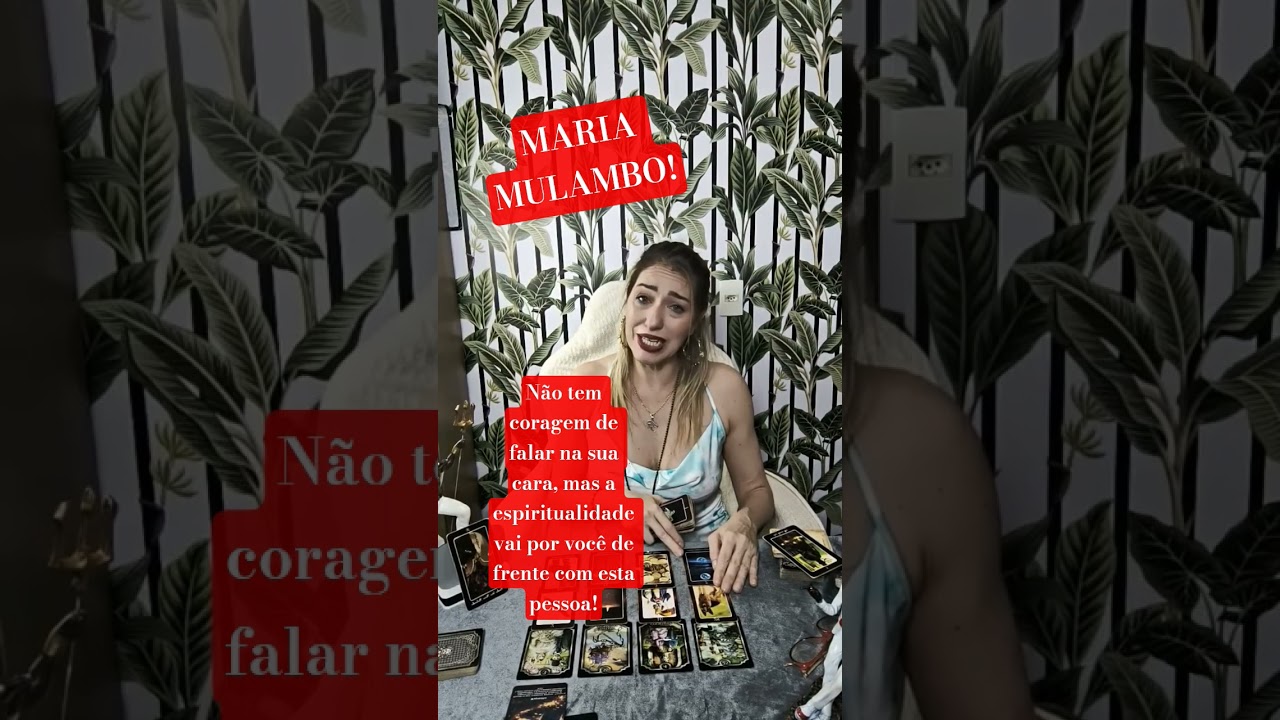 A CASA VAI CAIR, VOC&Ecirc; PEDIU!#mariamulambo #exu #espiritualidade #tarododia #tarorevela #tarot