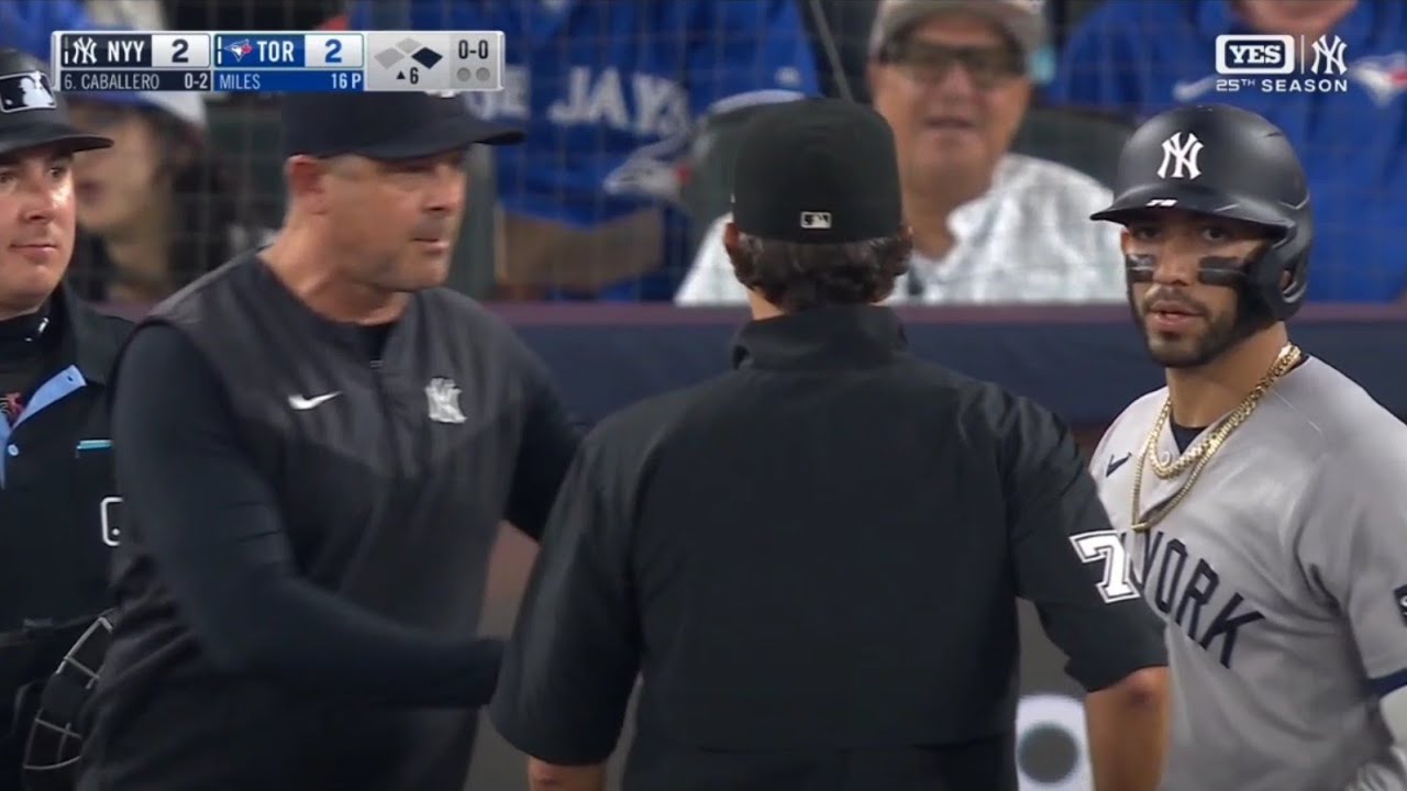 Yankees & Blue Jays game was absolutely wild...it's always Jose Caballero and a balk