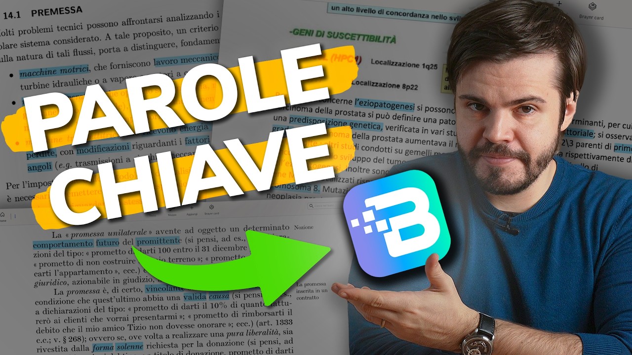 Come LEGGERE per STUDIARE: parole chiave e @Braynr