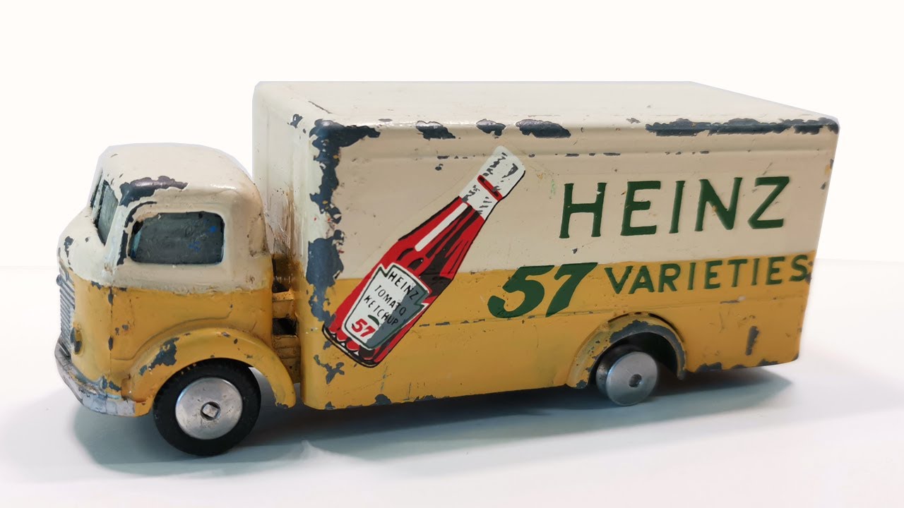 Corgi реставрация Commer 'Heinz' Рефрижераторный фургон № 453 Игрушечная модель литая.