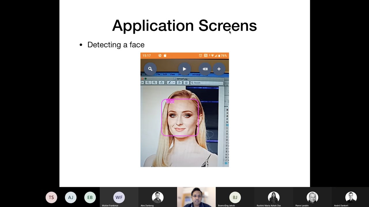 Thesis Project: Analysis of different face detection and recognition models for Android