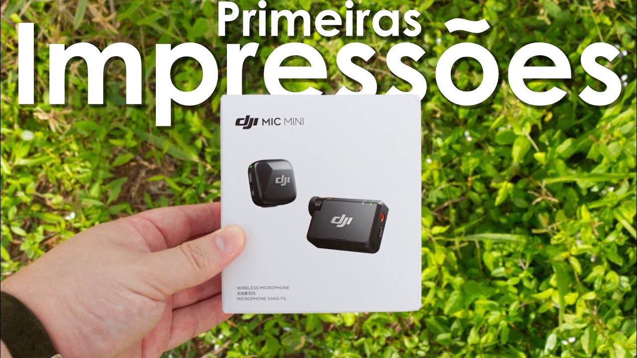 DJI Mic Mini: Unboxing, Testes Práticos e Minhas Primeiras Impressões!