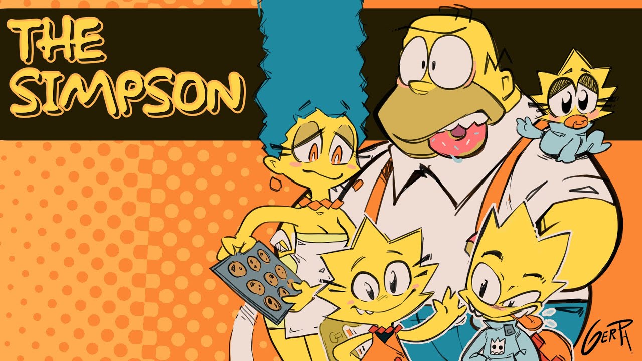 THE SIMPSON in Gerph-style - speedpaint