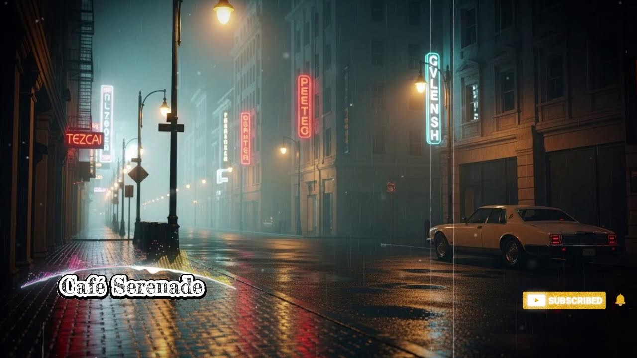 Smooth Jazz 90s Live 🌧️ | Rainy Night City Jazz & Late Hours Vibes