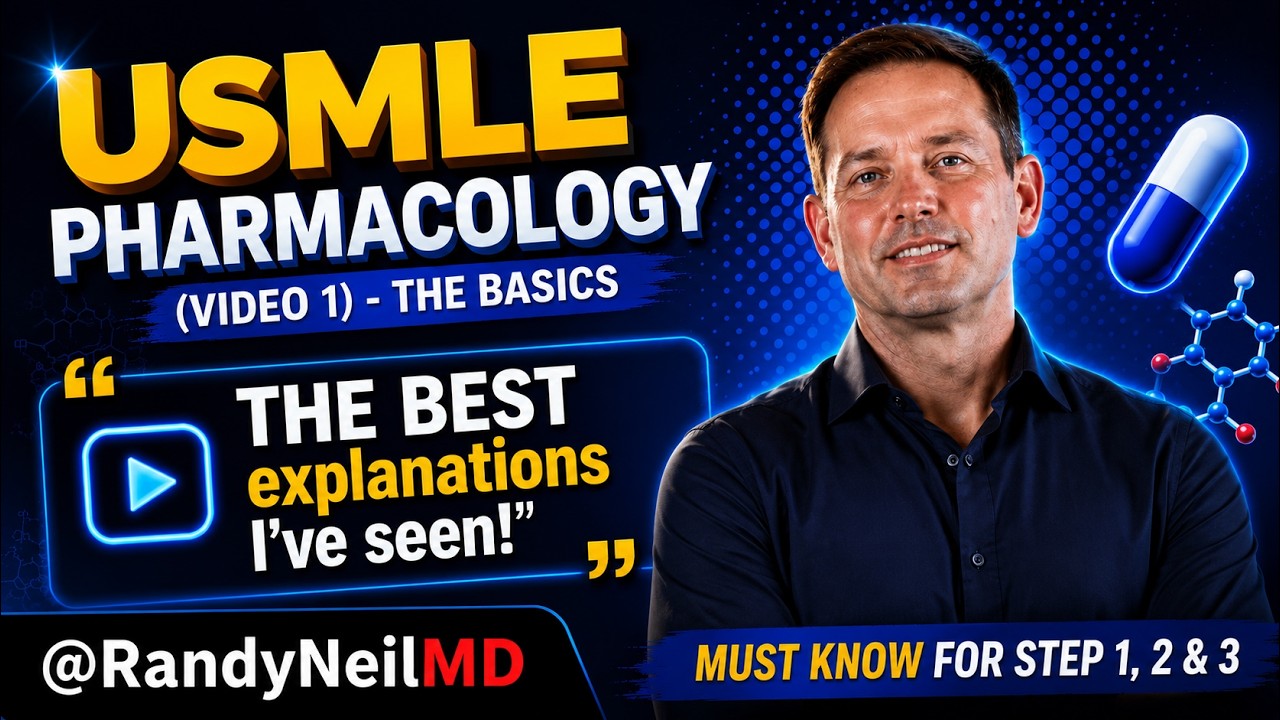 USMLE STEP 1: PHARMACOLOGY (VIDEO 1) THE BASICS