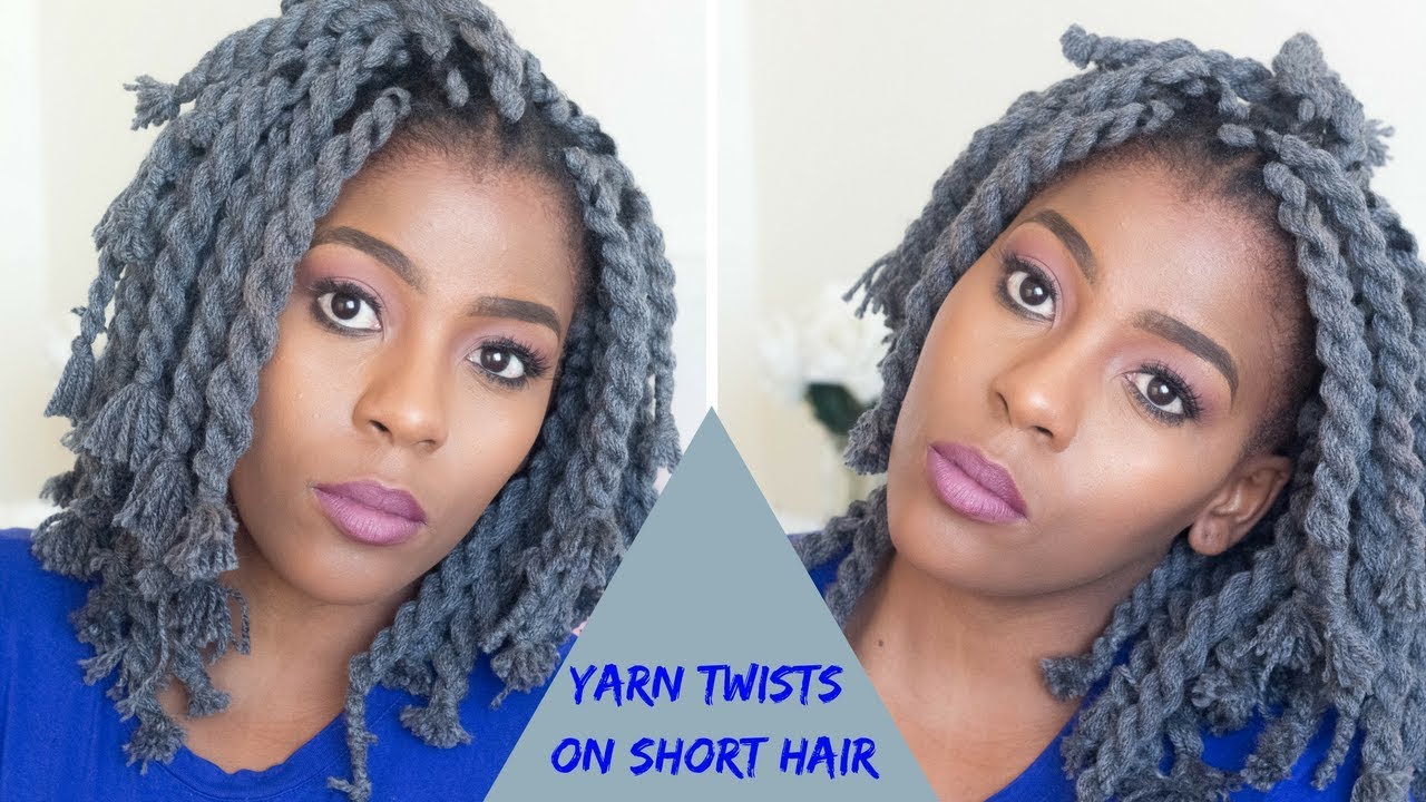 How To | Yarn Twists on Short Natural Hair | Affordable Protective Styling| Miriam Maulana