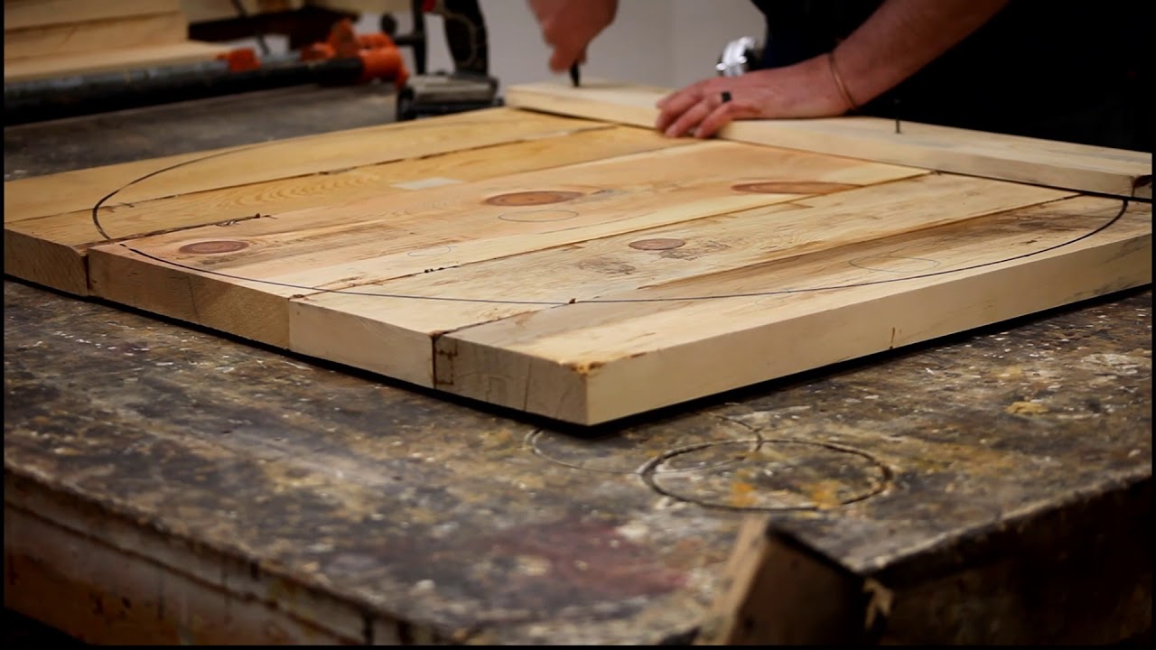 DIY Log worx  Custom Log wood table - woodworking shop handmade woodworker time lapse
