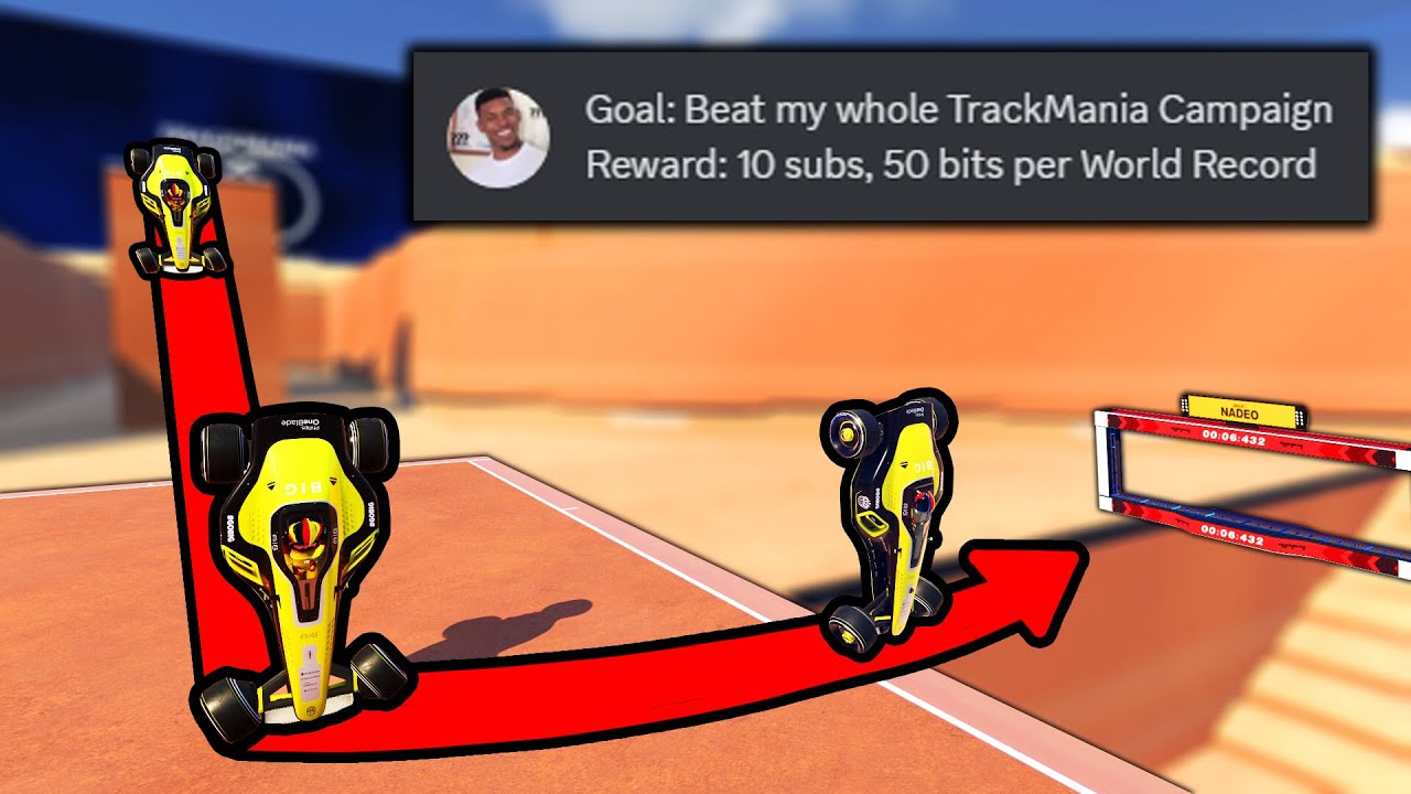 I was Challenged to beat the Records of this TrackMania Campaign!