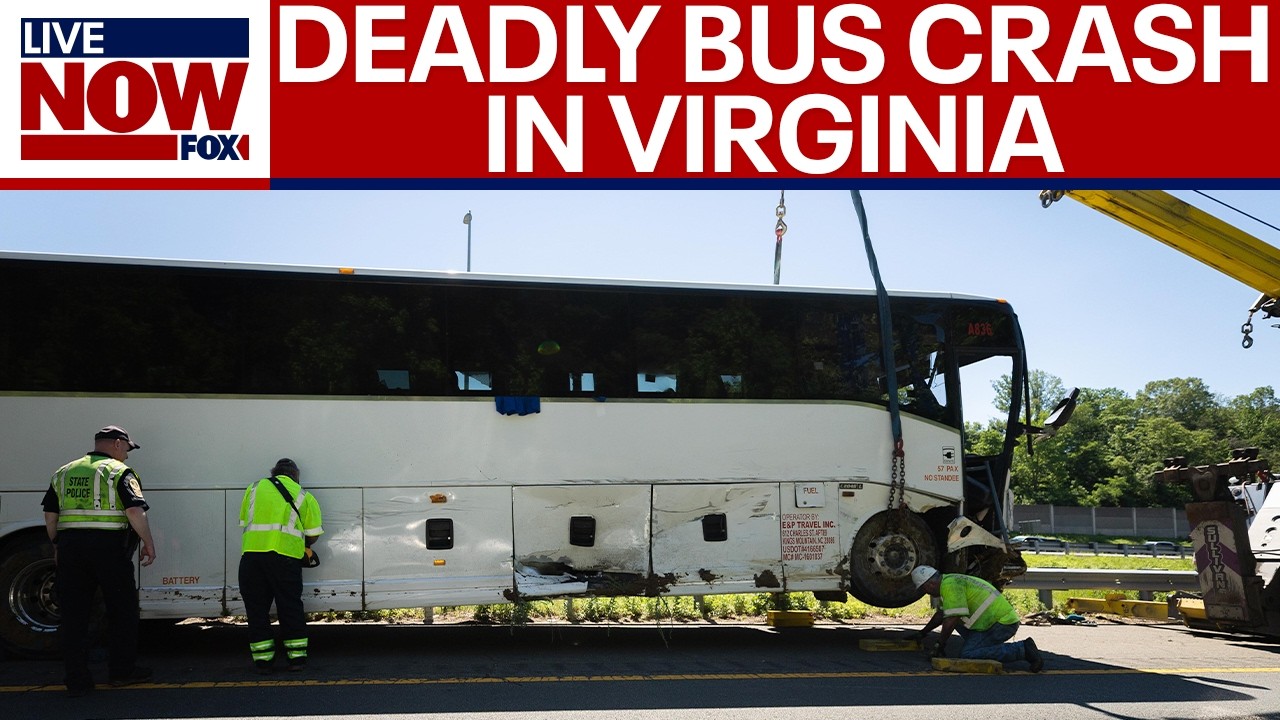 Deadly bus crash: 5 people killed & multiple injured in Virginia