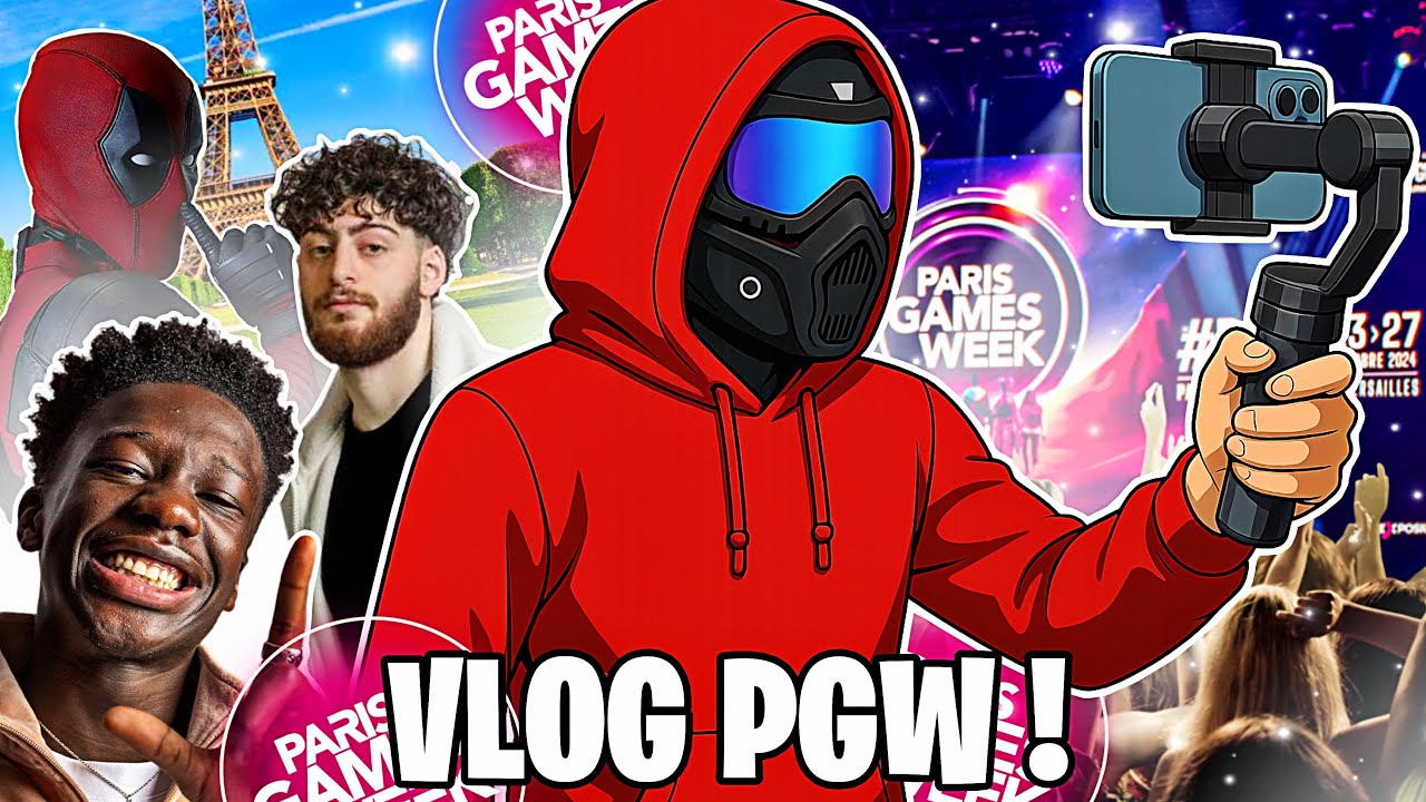J’ai rencontré des YouTubeurs à la Paris Games Week 2024 ! 😱 (Vlog incroyable)
