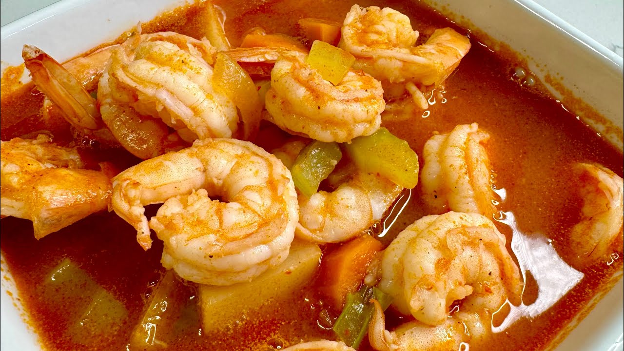 Caldo de camarón / Cocinando A la Periqué