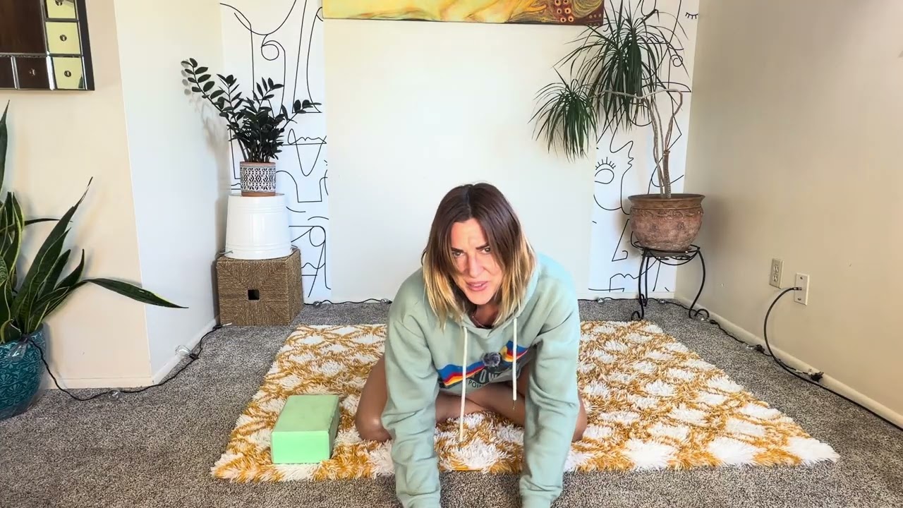Gentle Yoga to Release Shoulders, Neck, Chest #tensionheadaches #gentleyoga #beginneryoga #neckpain 