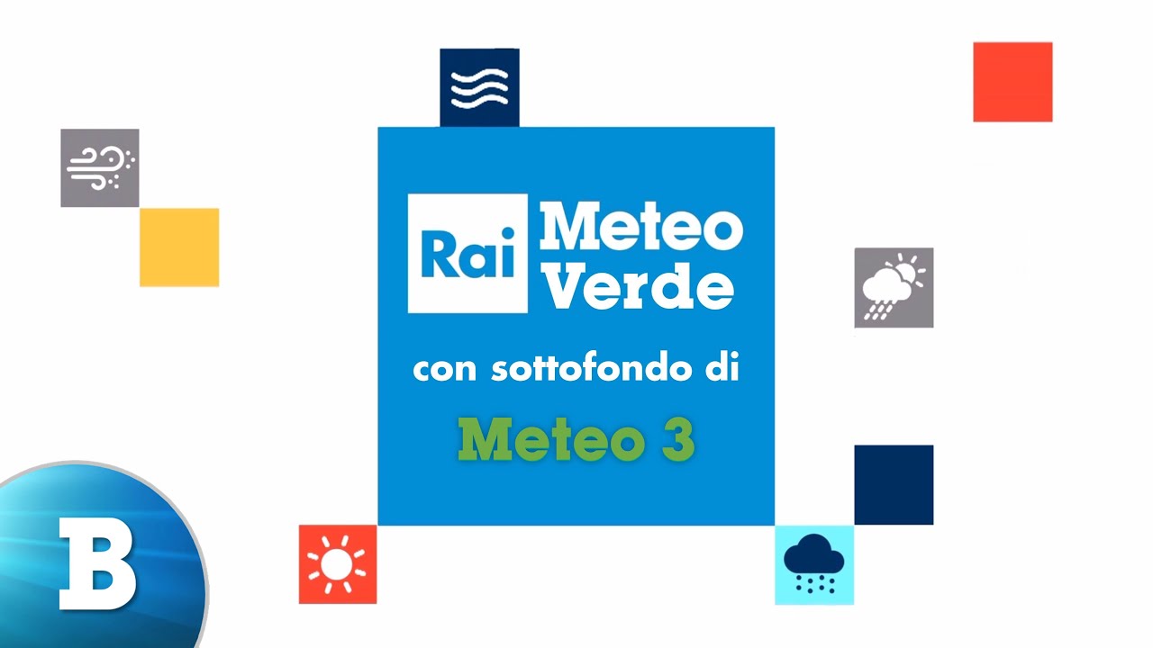 Rai Meteo Verde con sottofondo di Meteo 3