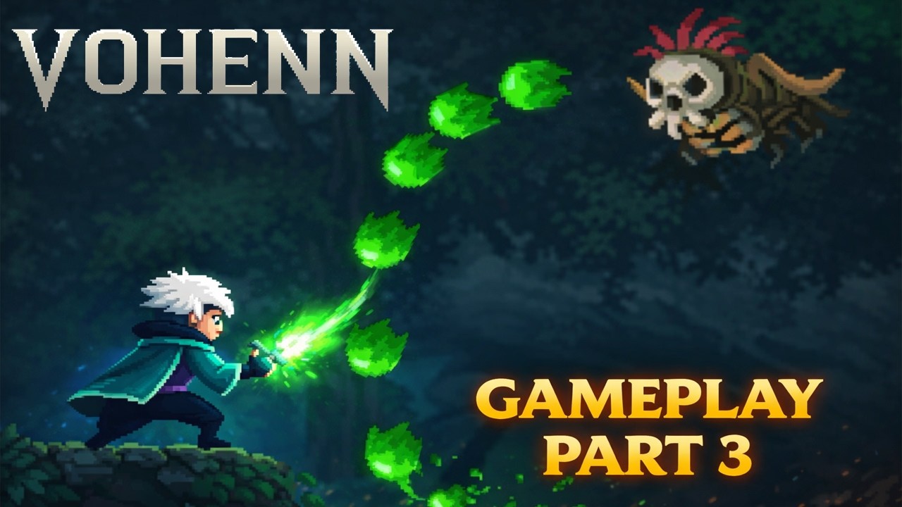 Vohenn Full Gameplay Walkthrough Part 3 | Boss Battle & New Powers | 2D Metroidvania Mobile Game