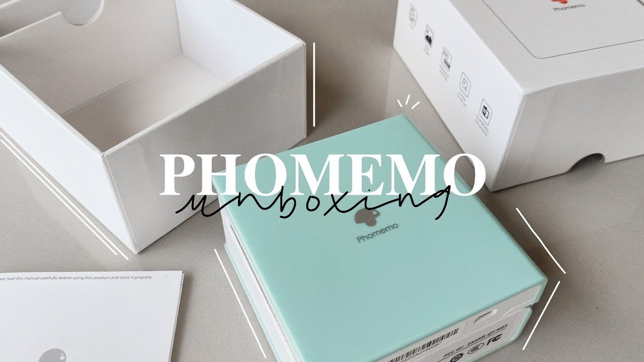 UNBOXING | Phomemo M02 Printer 🌿 how it works, demo, overall thoughts