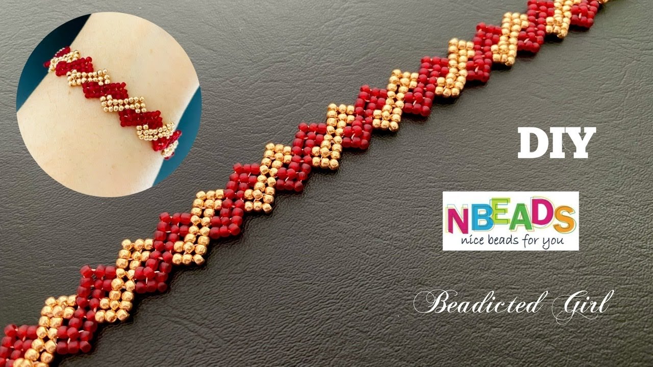 Seed beads bracelet || Nbeads Tutorial || How to make Beaded Bracelet