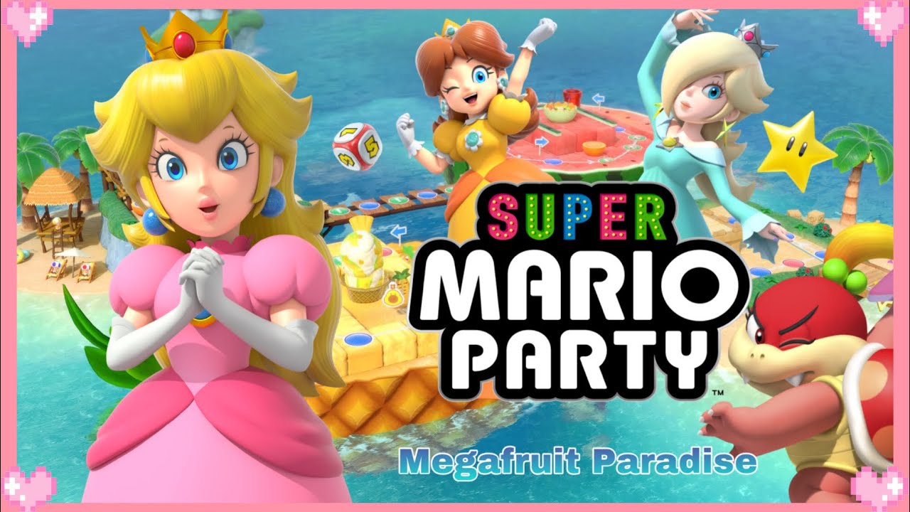 🌸 Super Mario Party (Megafruit Paradise) Peach Gameplay 🌸
