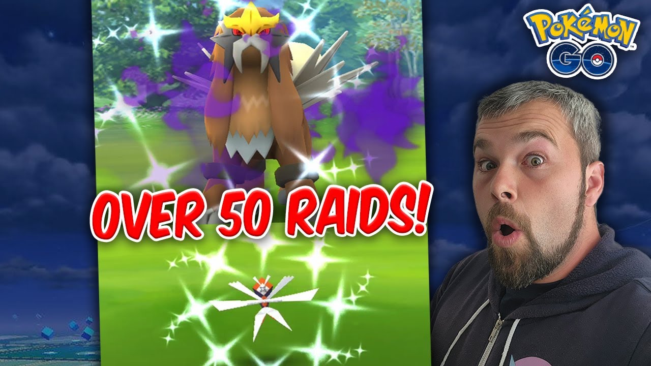 Over 50 Shiny Shadow Entei & Kartana Raids! 8 Shinies Caught! (Pokémon GO)