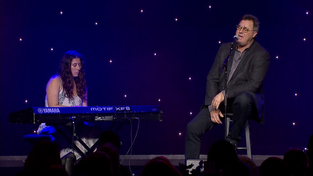 Vince Gill and Corrina Grant Gill perform 