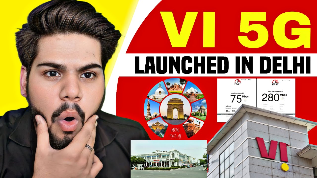 🚀 Vi 5G Launched in Delhi! | Vodafone Idea 5G Rollout Begins | Speed, Plans & Coverage Explained