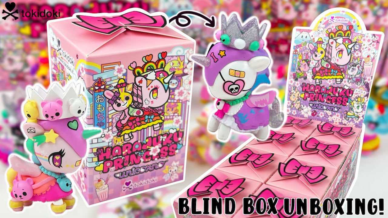 Let's Open the tokidoki HARAJUKU PRINCESS UNICORNO Blind Boxes! + SPECIAL EDITION FIGURE UNBOXING!